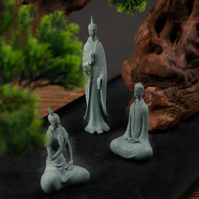 Bonsai Garden Zen - Мини-фигурки буддийского монаха, садовый Будда, статуя