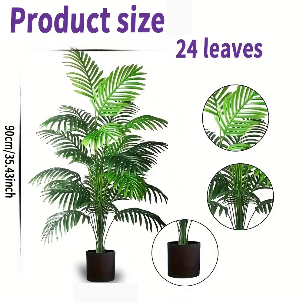 24-листья пальмы Areca, искусс – обзор и цена Bonsai Garden Zen