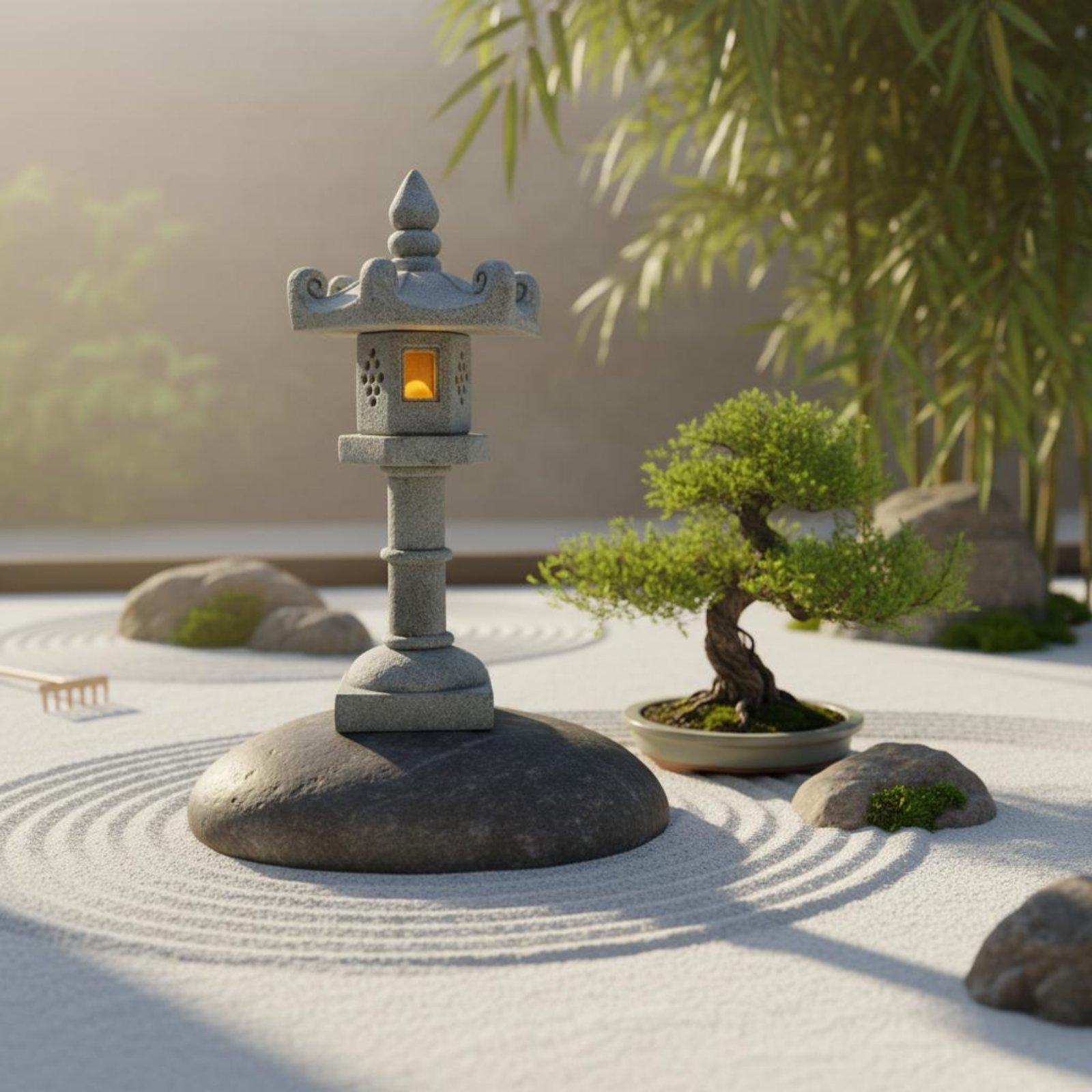 Ландшафтный фонарь в японском  – обзор и цена Us Bonsai Garden