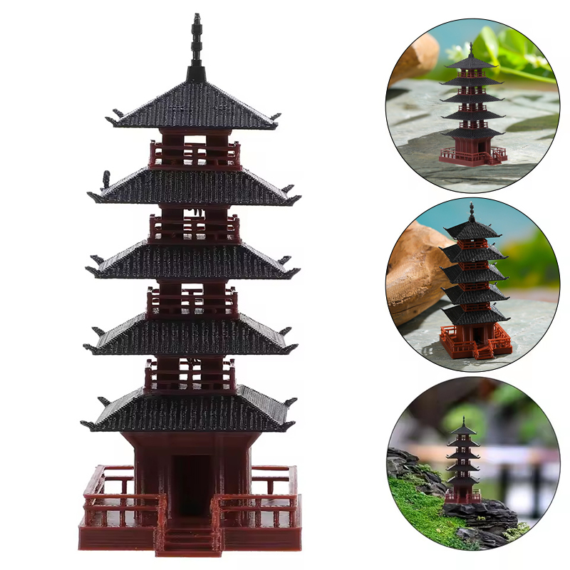Миниатюрная статуэтка пагоды,  – обзор и цена Bonsai Garden Zen